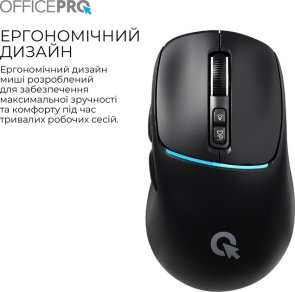 Миша OfficePro M468B Wireless Black