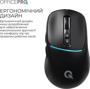 Фото: Миша OfficePro M468B Wireless Black № 6 | KTC