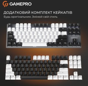 Клавіатура GamePro Genesis Joker MK124G Red Switches USB Gray