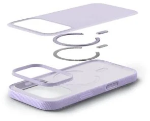 Фото: Чохол Belkin for Apple iPhone 17 Pro - Magnetic Protective Grip Lavender (MSA035HQLV) № 7 | KTC