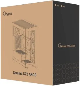 Фото: Корпус Ocypus Gamma C72 ARGB White with window (GAMMA-C72-WHD400XX-GL) № 12 | KTC