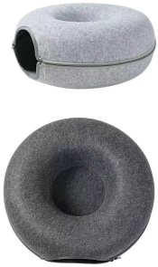 Інтерактивний тунель-лежанка для тварин Lapka M Grey (LPK-05-01)