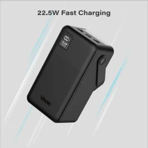 Фото: Батарея універсальна Vinnic Everest 4 60000mAh 22.5W Black (4898338024586) № 7 | KTC