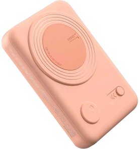 Батарея універсальна Blueo Magnetic with Stand 10000mAh MagSafe 20W Pink (P010 Pink)