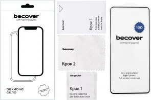 Фото: Захисне скло BeCover 10D for Google Pixel 6 - Black (711866) № 2 | KTC