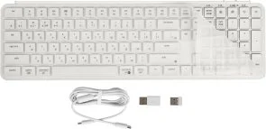 Фото: Клавіатура Keychron B6 Pro ENG/UKR WL/BT/USB Ivory White (B6P-K8-UA) № 7 | KTC