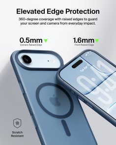 Чохол Belkin for Apple iPhone Air - Magnetic Protective Grip Navy (MSA037HQNY)