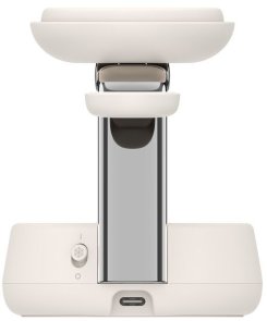 Бездротова зарядна станція Belkin UltraCharge Pro 3-in-1 Magnetic Charging Dock 25W Sand (WIZ040KQSD)