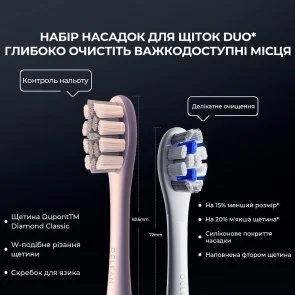 Фото: Електрична зубна щітка Oclean X Plus Pro Digital Blue + Travel case (6970810556186) № 6 | KTC