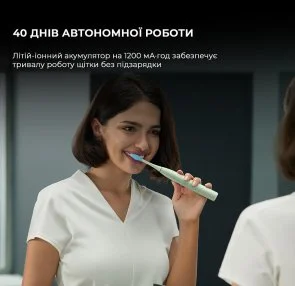 Фото: Електрична зубна щітка Oclean X Ultra 20 Electric Toothbrush Black (6970810557121) № 4 | KTC
