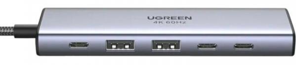 USB-хаб UGREEN CM511 Grey (35999)