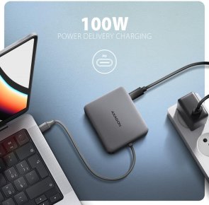 USB-хаб Axagon HMC-5HL Grey