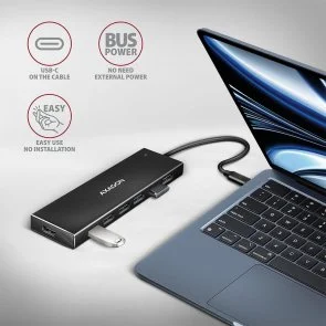 Фото: USB-хаб Axagon HUE-F7C Black № 3 | KTC