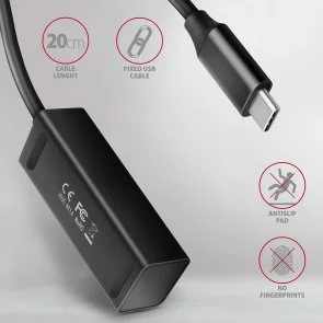 Фото: USB-хаб Axagon HUE-M1C Black № 4 | KTC