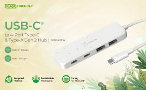  USB-хаб J5create JCH342EW-N White