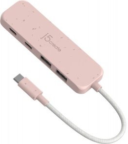 USB-хаб J5create JCH342ER-N Red