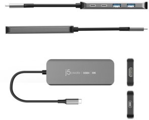 USB-хаб J5create 5in1 JCH453-N Space Grey
