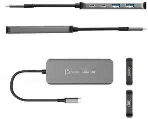 Фото: USB-хаб J5create 5in1 JCH453-N Space Grey № 5 | KTC