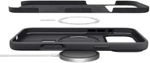Фото: Чохол Spigen for Apple iPhone 17 Pro - Silicone Fit MagFit Black (ACS10335) № 9 | KTC
