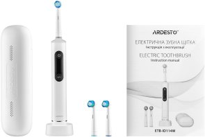 Електрична зубна щітка Ardesto ETB-ID114W White