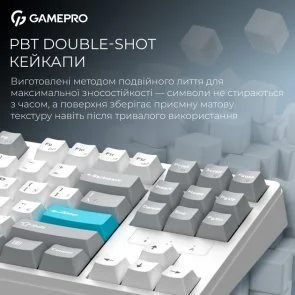 Фото: Клавіатура GamePro Asgard Ragnar MK285WH WL/BT/USB White № 12 | KTC