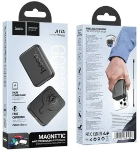 Фото: Батарея універсальна Hoco J117A Esteem 10000mAh 20W Black (6942007605823) № 6 | KTC