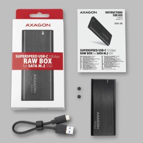Кишеня зовнішня Axagon EEM2-SBC Black