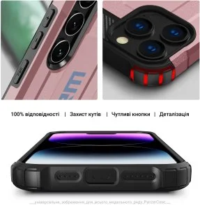 Фото: Чохол ArmorStandart for Apple iPhone 14 Pro - Panzer Pink (ARM71481) № 6 | KTC