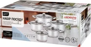 Фото: Набір каструль Ardesto Gemini Gourmet Varese 10pcs (AR1910PS) № 7 | KTC