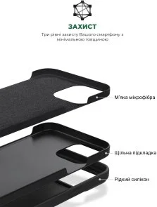 Фото: Чохол ArmorStandart for Apple iPhone 13 Pro - ICON2 Case Midnight (ARM60601) № 6 | KTC