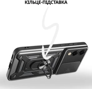 Фото: Чохол BeCover for Samsung Galaxy S25 Edge SM-S93 - Military Black (714570) № 4 | KTC
