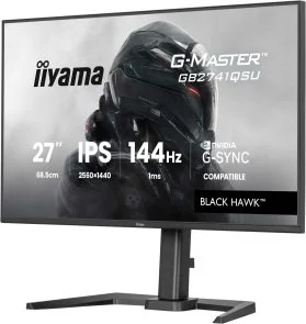 Фото: Монітор iiyama GB2741QSU-B1 Black - 27" IPS / 2560×1440 / 144 Гц / Nvidia G-Sync Compatible / Pivot / HAS № 3 | KTC