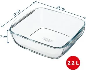 Фото: Форма Pyrex AIRFRYER 25x22x7cm / 2.2L Clear (212B100/7948) № 4 | KTC