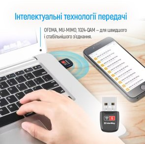Wi-Fi адаптер ColorWay CW-AD-W1