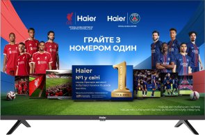 Телевізор LED Haier H32K801G (Android TV, Wi-Fi, 1366x768)