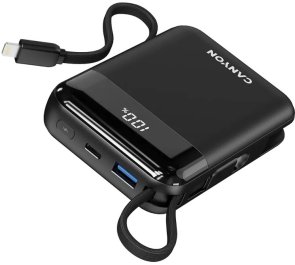 Батарея універсальна Canyon OnPower 104 10000mAh 22.5W Built-In USB-C (CNS-CPB104B)