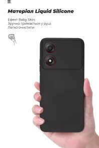Фото: Чохол ArmorStandart for ZTE Blade A34 - ICON Camera cover Black (ARM78956) № 7 | KTC