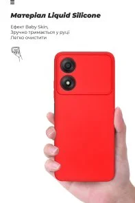 Фото: Чохол ArmorStandart for ZTE Blade A34 - ICON Camera cover Red (ARM78958) № 7 | KTC