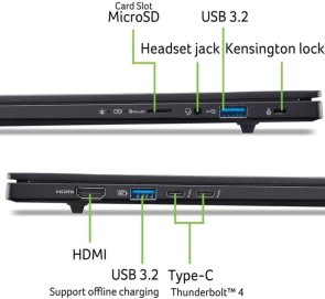 Ноутбук Acer Swift Go 16 AI SFG16-74-744Q NX.JNMEU.003 Black