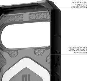 Чохол UAG for Google Pixel 10 Pro - Pathfinder Clear MagSafe Ash (614469113140)