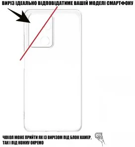 Фото: Чохол BeCover for Oppo A5x 4G/5G - Transparancy (713789) № 6 | KTC