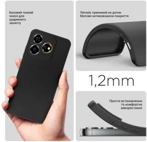 Фото: Чохол BeCover for Nubia V60 - Black (712773) № 5 | KTC