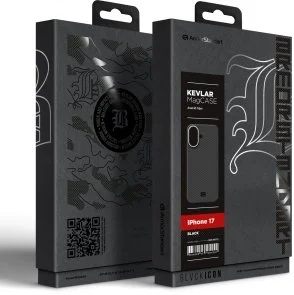 Фото: Чохол ArmorStandart for Apple iPhone 17 - BlackIcon Kevlar MagCase Black (ARM88532) № 2 | KTC