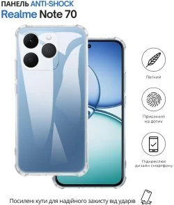 Фото: Чохол BeCover for Realme 15T - Anti-Shock Clear (714702) № 2 | KTC