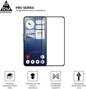 Фото: Захисне скло ArmorStandart Pro for Nothing Phone 3a / 3a Pro (ARM85466) № 2 | KTC