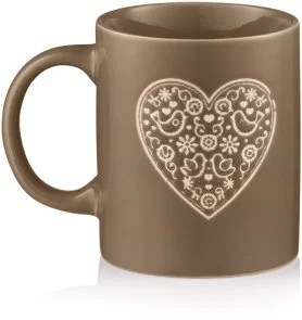Фото: Чашка Ardesto Heart 320ml Gray (AR3074G) № 2 | KTC