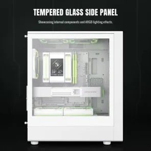 Фото: Корпус Gamemax Aeris 330 MW White with window (AERIS 330 MW) № 9 | KTC