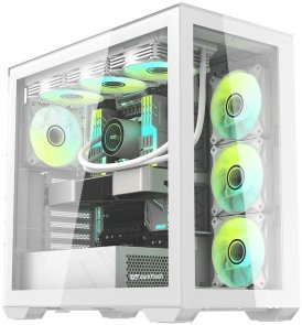 Корпус DARKFLASH DLX4000 White with window (DLX4000 WHITE)