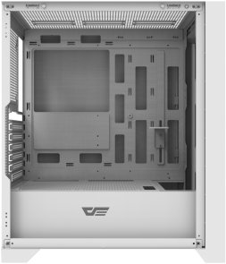 Корпус DARKFLASH DRX70 Glass White with window (DRX70 GLASS WHITE)