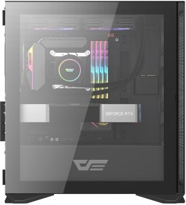 Корпус DARKFLASH DLM200 Black with window (DLM200 BLACK)